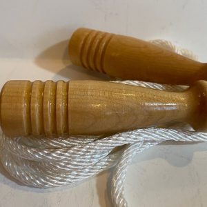 Jump Rope with Maple Wood Handles - Image 1